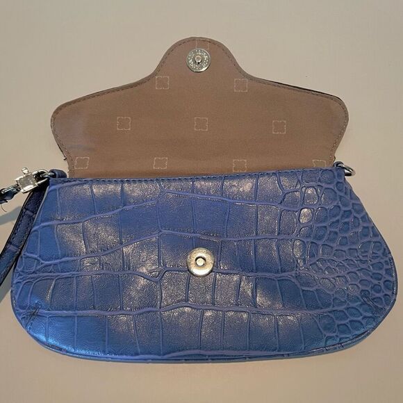 LIZ CLAIBORNE Handbag Wristlet Croc Embossed - Picture 10 of 11